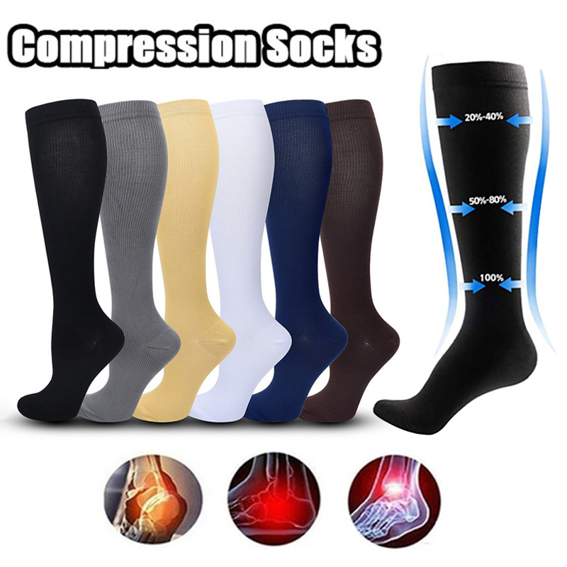 Compression Sock Medical - 1 쌍 여성용 및 남성용 압축