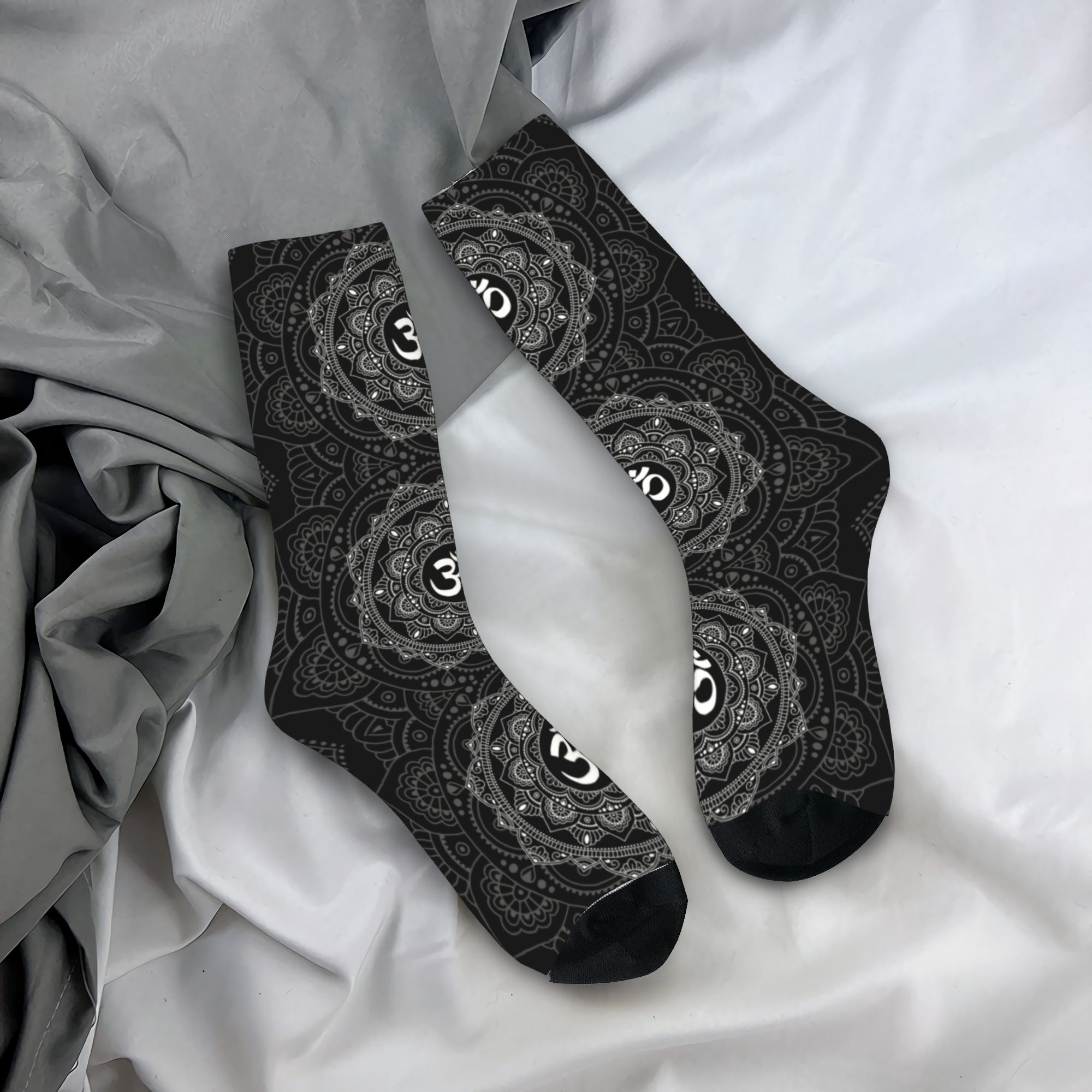 맞춤형 옴 만다라 드레스 양말 남성용 여성용 따뜻한 패 - Dress Sock Men 리뷰 및 가격