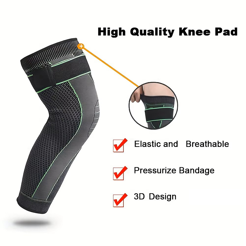 2개입 압박 무릎 보호대, 스트라이프 디자인 스포츠 슬 - Compression Sleeve Calf 리뷰 및 가격